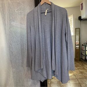 Pure Jill Women’s M Stretch Open Front Cascade Cardigan Sweater Casual